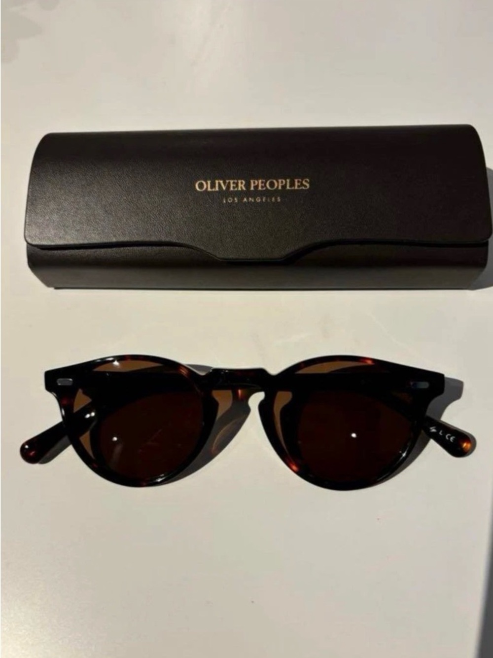 Oliver Peoples tortoise OV5186 Gregory Peck size 47